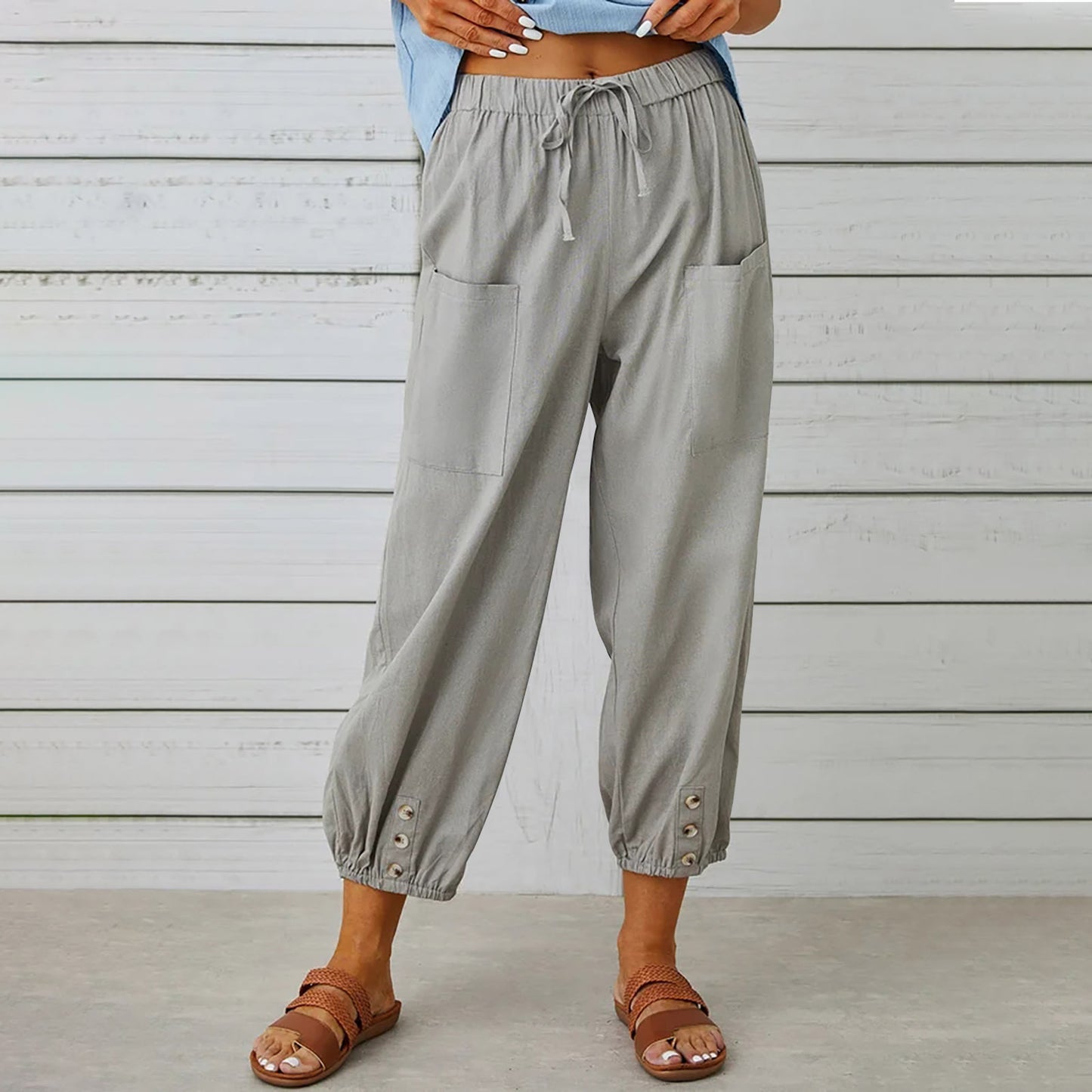 LAYLA - CASUAL TROUSERS | 50% OFF