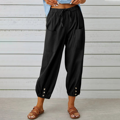 LAYLA - CASUAL TROUSERS | 50% OFF